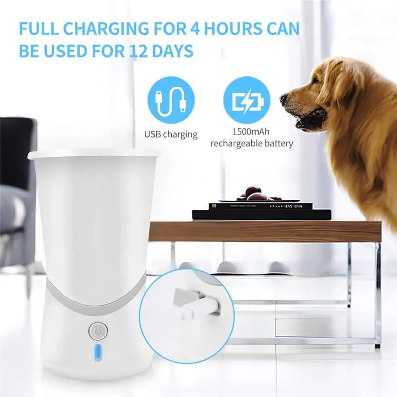 Revolutionary Automatic Dog Paws Cleaner - Portable Silicone Foot Washer for Small to Medium Dogs